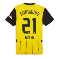 Maglia Calcio Borussia Dortmund Donyell Malen #21 Prima Divisa 2024-25 Manica Corta